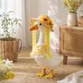thumbnail image 1 of Aurorax Fall Porch Goose Outfit 23"/19 inch/17in,Goose Clothes for Cement Goose Porch Goose,Sunflower Autumn Porch Goose Costume for Garden Outdoor Home Decor, 1 of 7