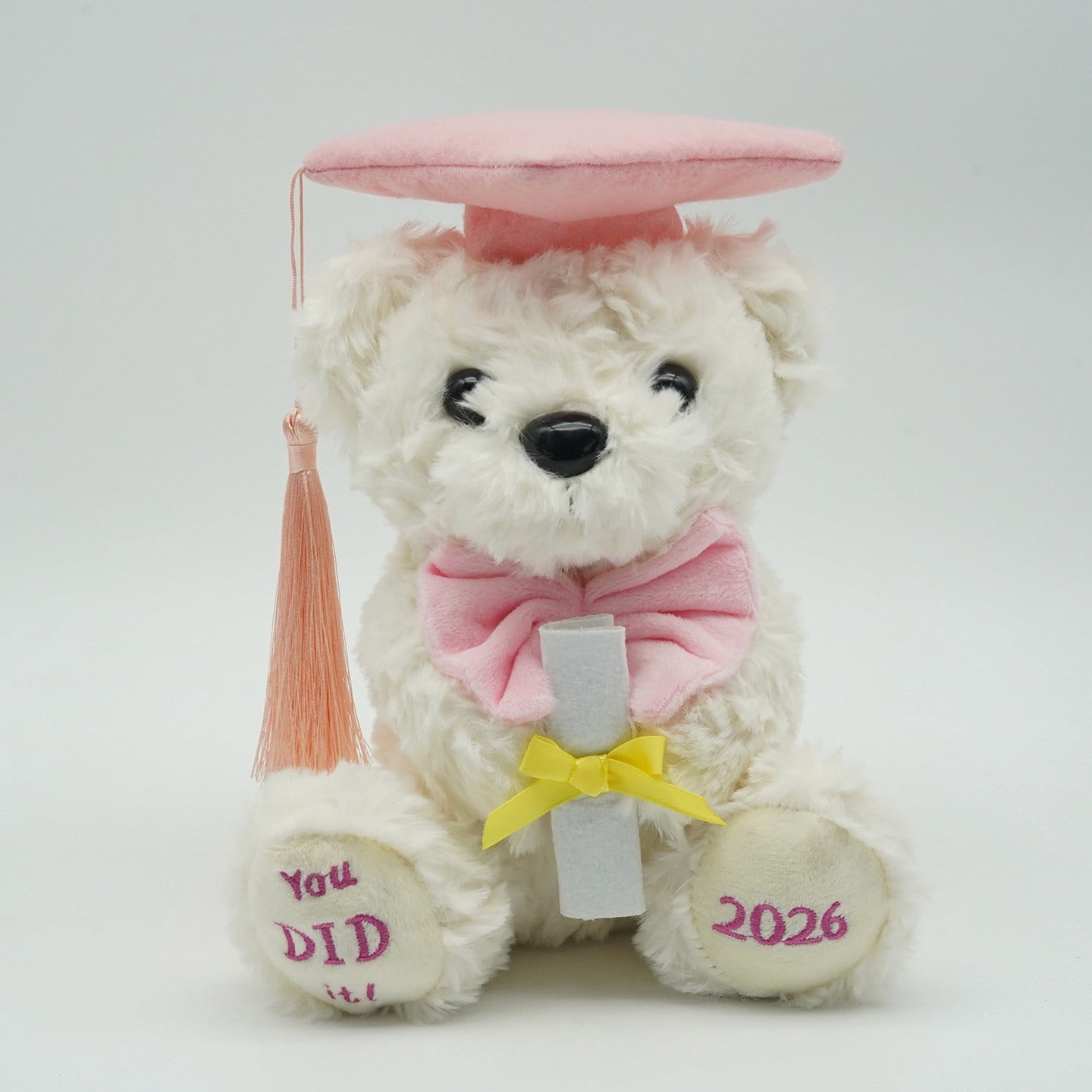 Aurorax Graduation Bear Graduation Plush Soft Stuffed You Did It Doctoral Cap 2026 Graduation Party Decorations