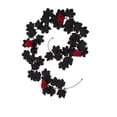 thumbnail image 1 of Aurorax Halloween Garland Indoor Decor,Gothic Furniture Accents Red Black Dark Academia 4 Size Thanksgiving Halloween Decorations Indoor for Mantle Staircase Porch Home Desktop Centre, 1 of 5