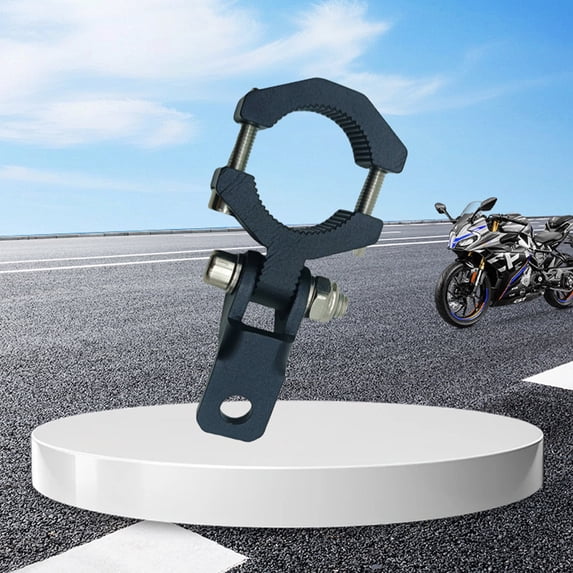 Aurorax Motorcycle Spotlight Mount Bracket,ATV Light Bar Clamp Holder Universal Fit 2 Pack Shock Absorbing Car Accessories for Truck SUV Black