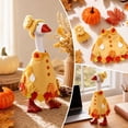 thumbnail image 1 of Aurorax Thanksgiving Desk Goose Outfit 7 inch,Small Desk Goose Clothes Set for Mini Magnetic Goose Statue,Fall Hand-Knitted Maple Leaf Printed 7in Desk Goose Outfits for Office Home Decor, 1 of 7