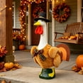 thumbnail image 1 of Aurorax Thanksgiving Porch Goose Outfit Turkey for 17/19/23 inch,Goose Clothes for Cement Goose Porch Goose,Holiday Yellow Porch Goose Costume for Outdoor Yard Harvest Decor, 1 of 7