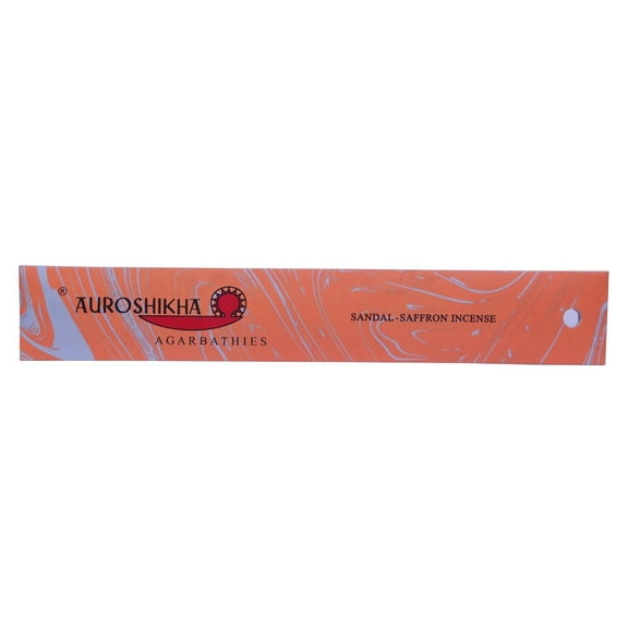 Auroshikha Sandal-Saffron Incense 10 Sticks