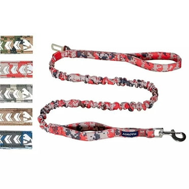 Auroth Dog Leash - Heavy Duty Bungee Tactical  Training Leash 6Ft - Desert Camo