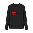 thumbnail image 1 of Auroural 5T Girls Long Sleeve Shirts CUHK Printed Round Neck Top For Spring And Summer Casual Pullover Boys And Girls Long Sleeved Base Shirt Black, 1 of 6