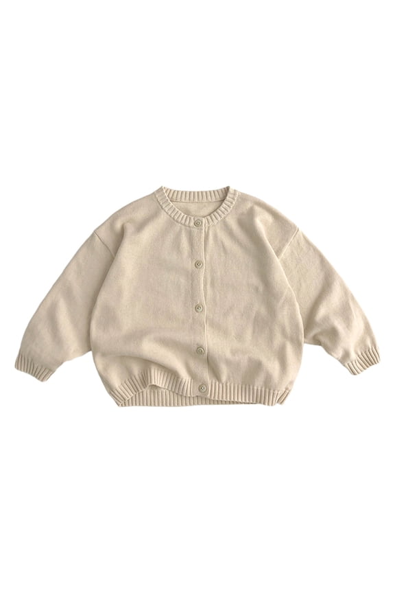 Boys Cardigans for Boys 7-8 Spring Children's Fashion Versatile Knit Sweater Jacket Boys And Girls Baby Warm Cardigan Long-sleeved Sweater