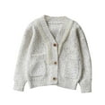 thumbnail image 1 of Auroural Cardigans for Girls Size 10-12 Wintertime Boys And Girls Streak Sheep Wool Hooded Zipper Sweater, 1 of 8