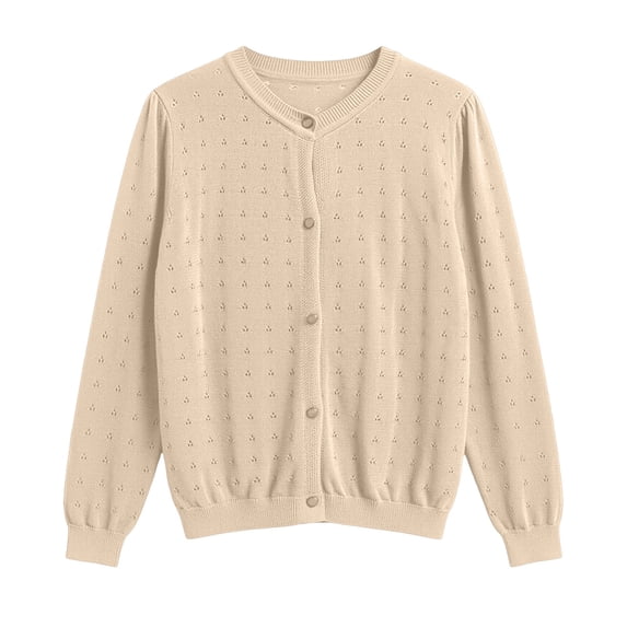 Auroural Girls Cardigan Kids Long Sleeved Button Cardigan