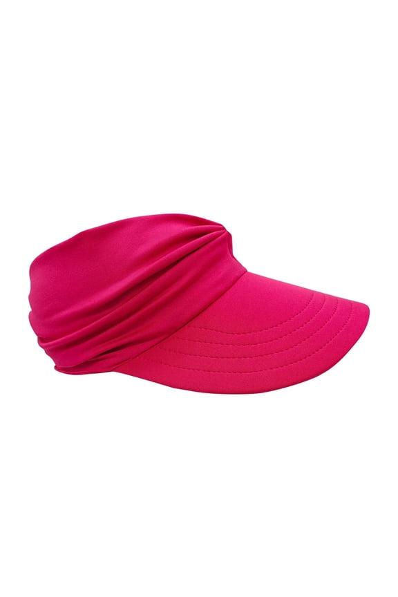 Kids UV Sun Protection Visor Cap, Adjustable Sun Hat Visors for Boys Girls Children's Summer Solid Color Empty Sun Hat Sunscreen Breathable Hat