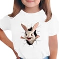 thumbnail image 1 of Auroural Girls Clothes 10-12 Shirts Graphic Tees Children'S Easter Printed Rabbit Printed Tshirt Easter Shirt Short Sleeved T-Shirt Round Neck Short Sleeved Casual Versatile for Kids, 1 of 5
