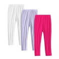 thumbnail image 1 of Auroural Girls Clothes Size 7/8 Girl 3PC Pants Thin Children's Leggings For Girl Baby Pants Childrens Long Pants Purple 8 Years, 1 of 9