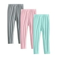 thumbnail image 1 of Auroural Girls Leggings 5T Girl 3PC Pants Thin Children's Leggings For Girl Baby Pants Childrens Long Pants Mint Green 6 Years, 1 of 9