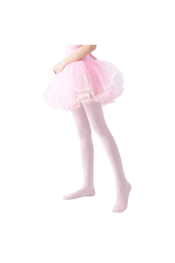 Girls Pantyhose Stocking Strestch Child's Summer Solid Tights Dance Botton Long Pants Soft Cute Full Length Pants Overalls Socks