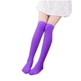 thumbnail image 1 of Auroural Girls Socks Over The Knee Girls Socks Solid Color High Tube Socks Middle Tube Socks Over Knee Long Socks, 1 of 6