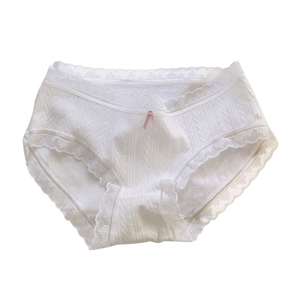 Auroural Girls Underwear Cotton Briefs Girls Underwear Size 7 Girls' Breathable Mid Waist Student Full Crotch Pants Middler and Large Girls Underwear