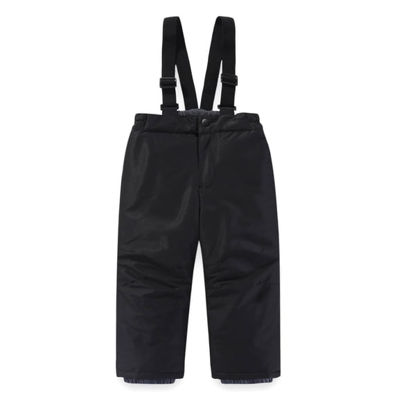 Auroural Kids Ski Pants Boys Ski Pants Size 6 Girls Ski Pants Children's Solid Color Thick Waterproof Snow-Proof Outdoor Sports Daily Winter and Warm Ski Pants