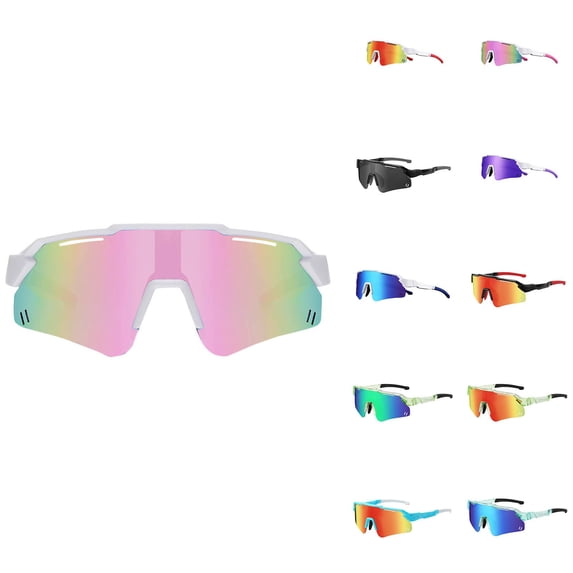 Auroural Kids Sunglasses for 3-15 Years Boys Girls Youth Baseball and Cycling Protection Goggles Toddler Kids Boy Girl Star Cute Colorful Sunglasses Decorated Sunglasses