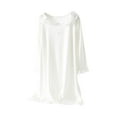 thumbnail image 1 of Auroural Sleep Dress For Girls Children's Solid Color Long Sleeved Round Neck Home Clothes Girls' Casual And Comfortable Nightgown, 1 of 3