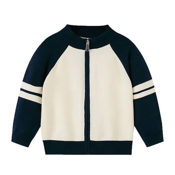 Auroural Toddler Girl Clothes 4t Spring Children's Fashion Versatile Knit Sweater Jacket Boys And Girls Baby Warm Cardigan Long-sleeved Sweater