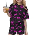 thumbnail image 1 of Auroural Toddler Girl Clothes Sets 4T To 5T Clearance 4T Girls Clothes Sets Shirt and Pants Children's Summer Printing Leisure Round Neck Short Sleeves Top and Shorts Two-Piece Set for Kids, 1 of 8