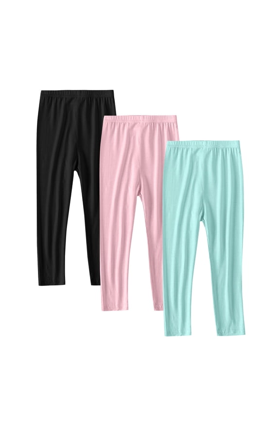 Toddler Girl Leggings 24 Months Girl 3PC Pants Thin Children's Leggings For Girl Baby Pants Childrens Long Pants Pink 2 Years