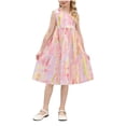 thumbnail image 1 of Auroural Toddler Girls Clothes 2T - 3T Children's Round Neck Sleeveless Dress for Summer Leisure and Comfortable Suitable for Adults and Girls, 1 of 8