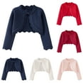 thumbnail image 1 of Auroural Toddler Girls Jacket 4T 5T Toddler Kids Baby Girls Fashion Cute Color Long Sleeved Thin Style Button Cardigan Coat 12Months-9Years, 1 of 6