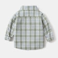 thumbnail image 1 of Auroural boys Shirts Button Up Fashion Boys' Plaid Button Down Shirt, 1 of 5