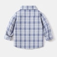 thumbnail image 1 of Auroural boys Shirts Button Up Fashion Boys' Plaid Button Down Shirt, 1 of 5