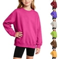 thumbnail image 1 of Auroural Sweatshirts for Toddlers 24 Month Kids Boys Girls Sweatshirt Fashion Cute Solid Color Long Sleeved Casual Sports Hoodie Pullover Top Boys Sweatshirt And Girls Clothes, 1 of 9