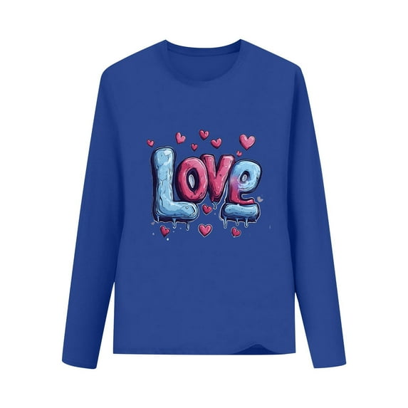 Auroural Toddler Girl Shirts 3T And 4T CUHK Printed Round Neck Top For Spring And Summer Casual Pullover Boys And Girls Long Sleeved Base Shirt Blue