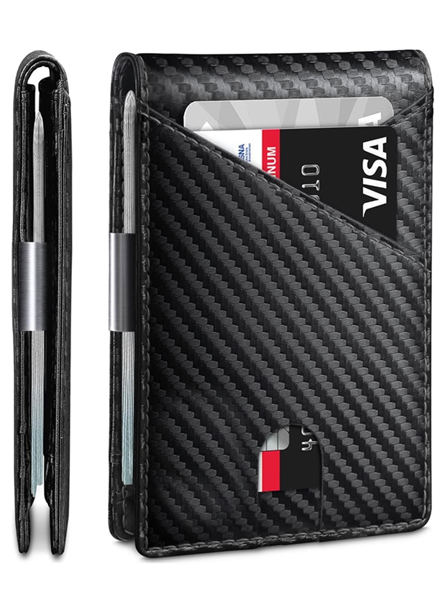 Leather RFID Wallet For Men, Slim Leather Mens Wallet, Handcraft Men's