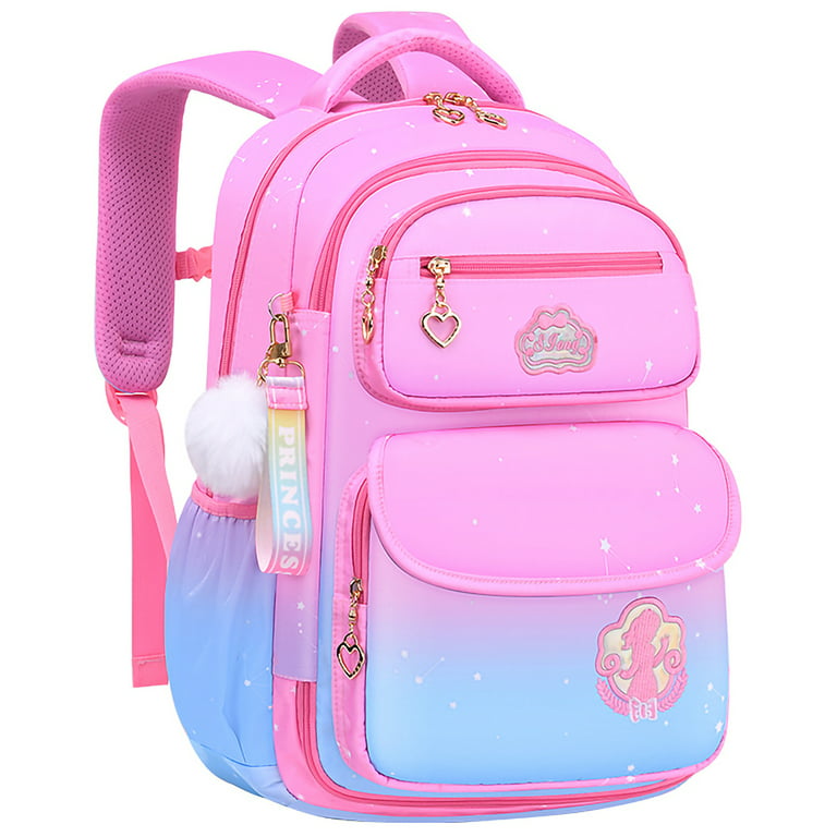 Backpacks for School Girls Bookbags Set Handbag Purse Pink Backpack