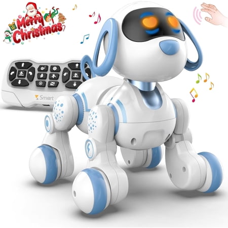 Gmdisc RC Robot Dog Toy for Kids, Interactive Learning Robot Toy with Lights & Sounds, Best Gift for Ages 3-8 Boys & Girls