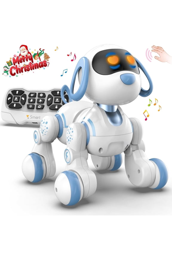 RC Robot Dog Toy for Kids, Interactive Learning Robot Toy with Lights & Sounds, Best Gift for Ages 3-8 Boys & Girls