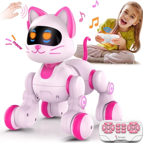 Gmdisc RC Robot Toys for Kids, Programmable Robot with Head Touch Sensing & Music Function, Toys Gift for 3-8