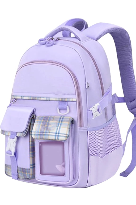 School Backpack for Girls, Kids School Bag for Teens Girls, Lightweight Bookbag Gifts, Purple