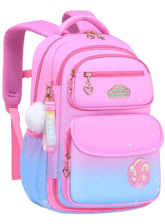 School Bag Backpacks for Girls,Shoulder Children School Bookbags for Kids,Primary School Season Gift,Pink
