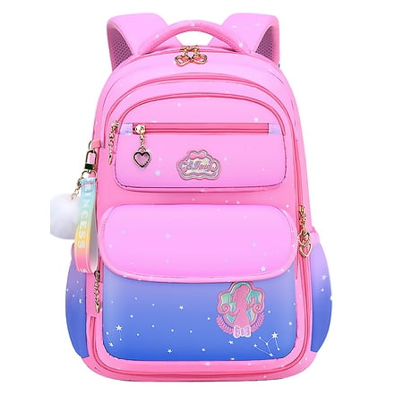Aursear School Bags for Girls, Children School Backpacks Girls Bookbag Gifts, Pink