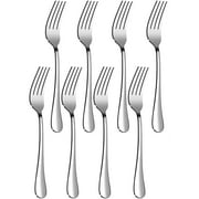Aursear Upgrade Stainless Steel Dinner Forks Set, Salad Forks,Silver