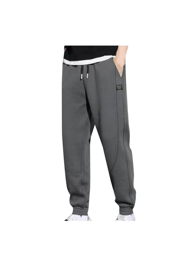 Big and Tall Pant Men's Casual Jogger Sweatpants Drawstring Elastic Waist Pants Wiht Pockets Sport Work Sweatpant