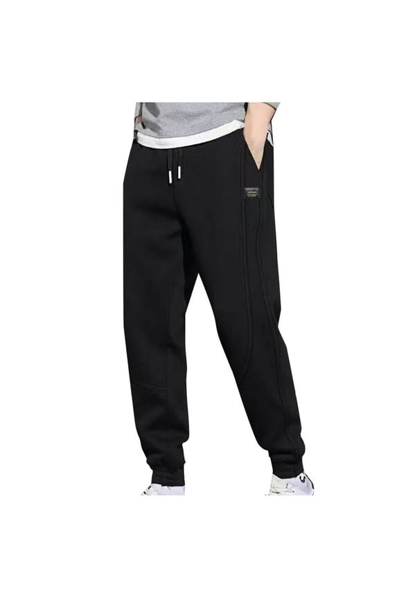 Big and Tall Pant Men's Casual Jogger Sweatpants Drawstring Elastic Waist Pants Wiht Pockets Sport Work Sweatpant