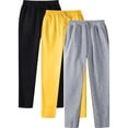 thumbnail image 1 of Klisyaur Big and Tall Pant Mens Athletic Sweat Pants with Pockets Drawstring Elastic Waist Straight Leg Sweatpants, 1 of 6