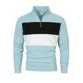 thumbnail image 1 of Klisyaur Big and Tall Shirts for Men Casual Fashion Striped Collared Shirt Comfortable Pullover Tops Long Sleeve Top, 1 of 7
