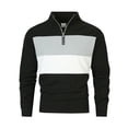 thumbnail image 1 of Klisyaur Big and Tall Shirts for Men Casual Fashion Striped Collared Shirt Comfortable Pullover Tops Long Sleeve Top, 1 of 7