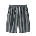 thumbnail image 1 of Aursykel Big and Tall Shorts for Men Summer Elastic Waist Athletic Running Loose Short Pant with Zipper Pocket, 1 of 6