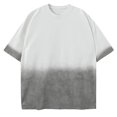 thumbnail image 1 of Aursykel Breathable Cotton Tee Top for Men Baggy Loose Short Sleeve T Shirt Comfy Crew Neck Solid Color Tshirt, 1 of 3