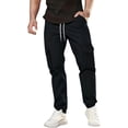 thumbnail image 1 of Klisyaur Casual Cargo Pant for Men Athletic Sweatpant Drawstring Pants with Pockets Workout Joggers Stretch Sweatpants, 1 of 7