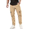 thumbnail image 1 of Klisyaur Casual Cargo Pant for Men Athletic Sweatpant Drawstring Pants with Pockets Workout Joggers Stretch Sweatpants, 1 of 7