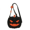 thumbnail image 1 of Aursykel Halloween Pumpkin Leather Crossbody Bag for Women Compact Zipper Purse with Large Capacity for Party Decorations and Everyday I, 1 of 1